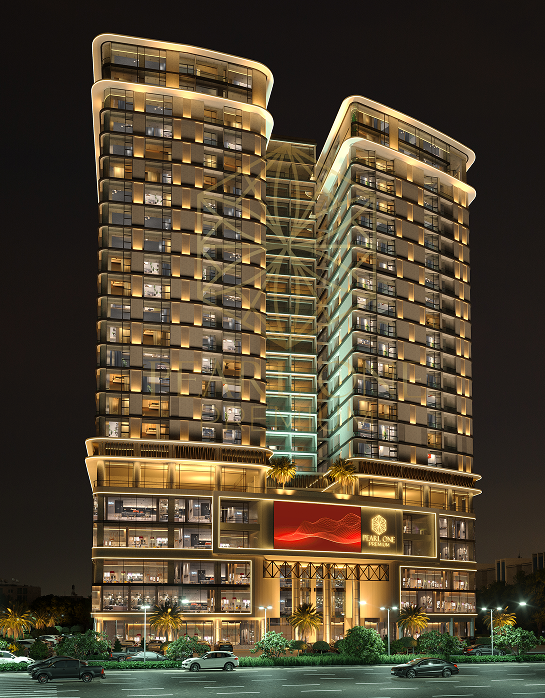 Pearl One Premier at night